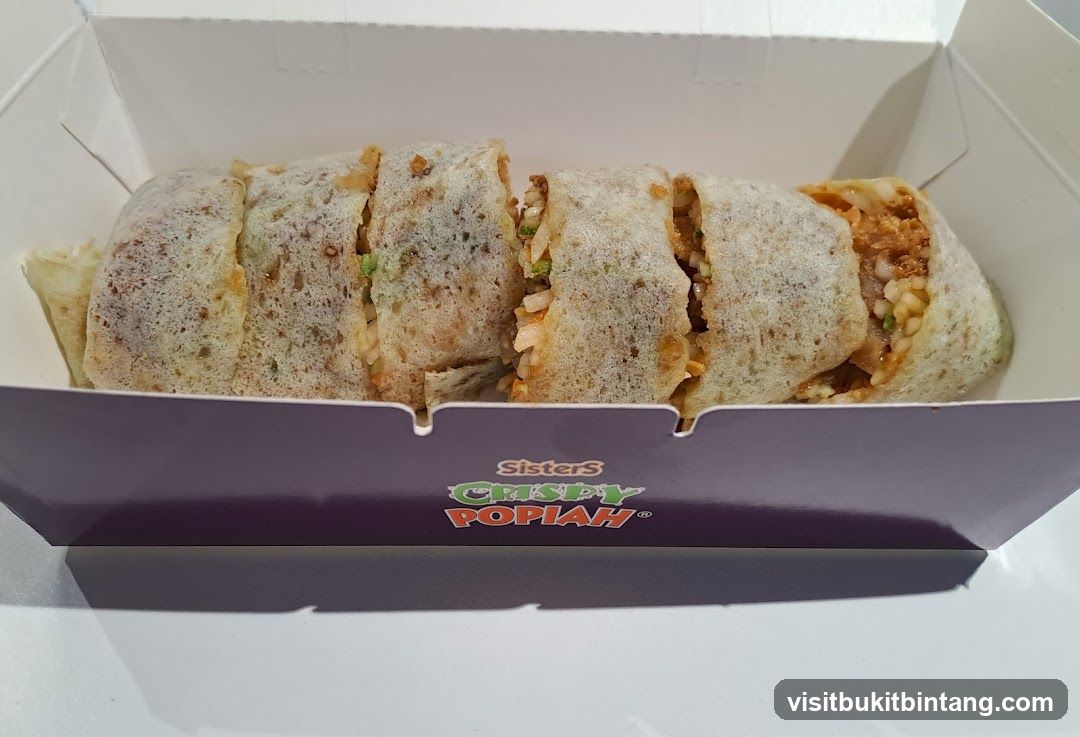 Popiah slices in a box