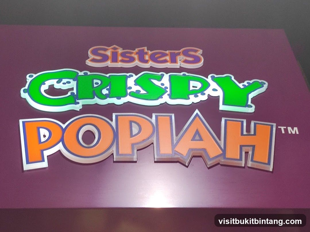 Sisters Crispy Popiah Sign
