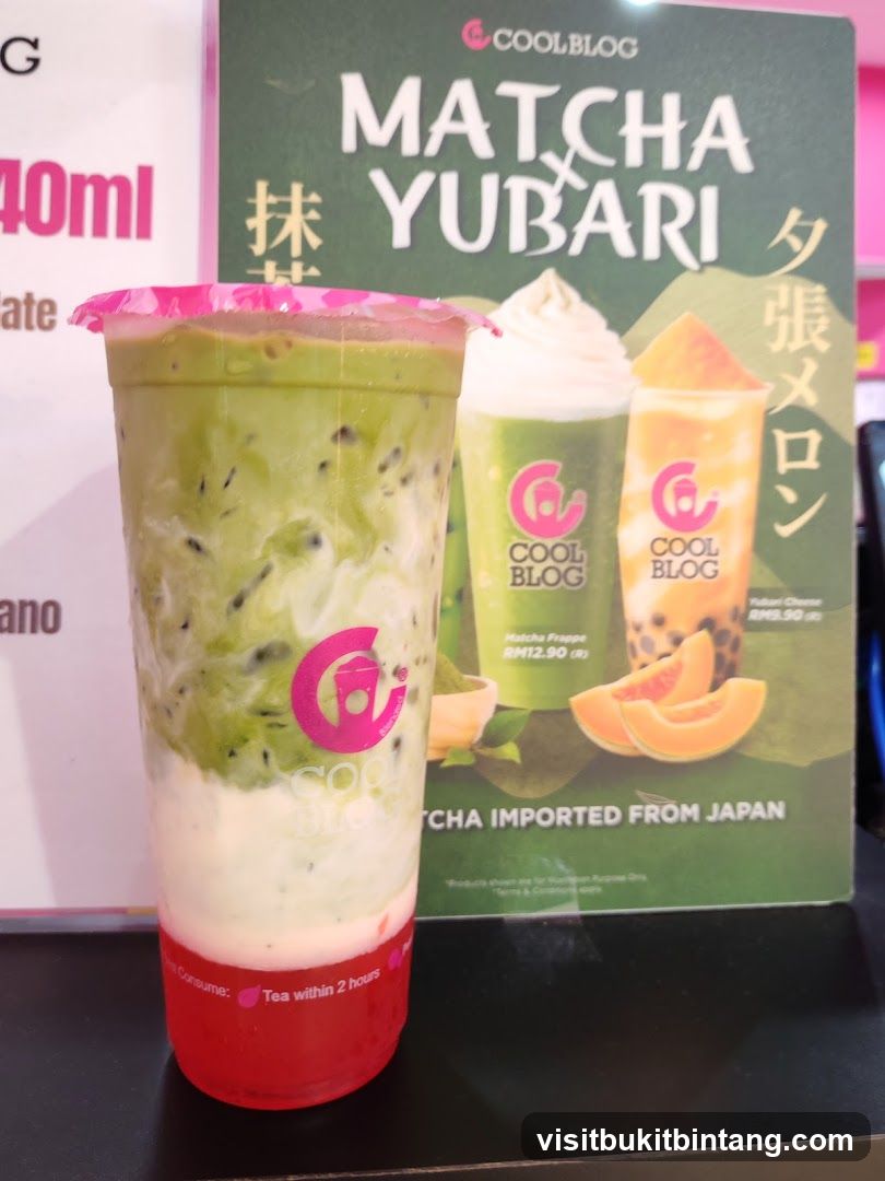 Coolblog Matcha Yubari Drink