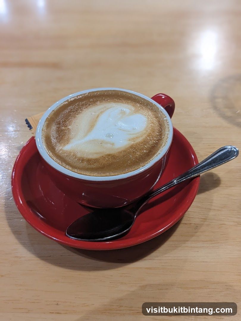 Latte with Heart Art