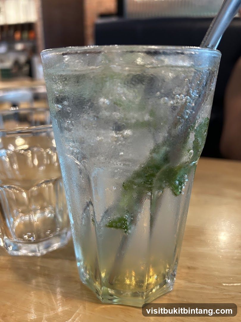 Refreshing Drink with Mint