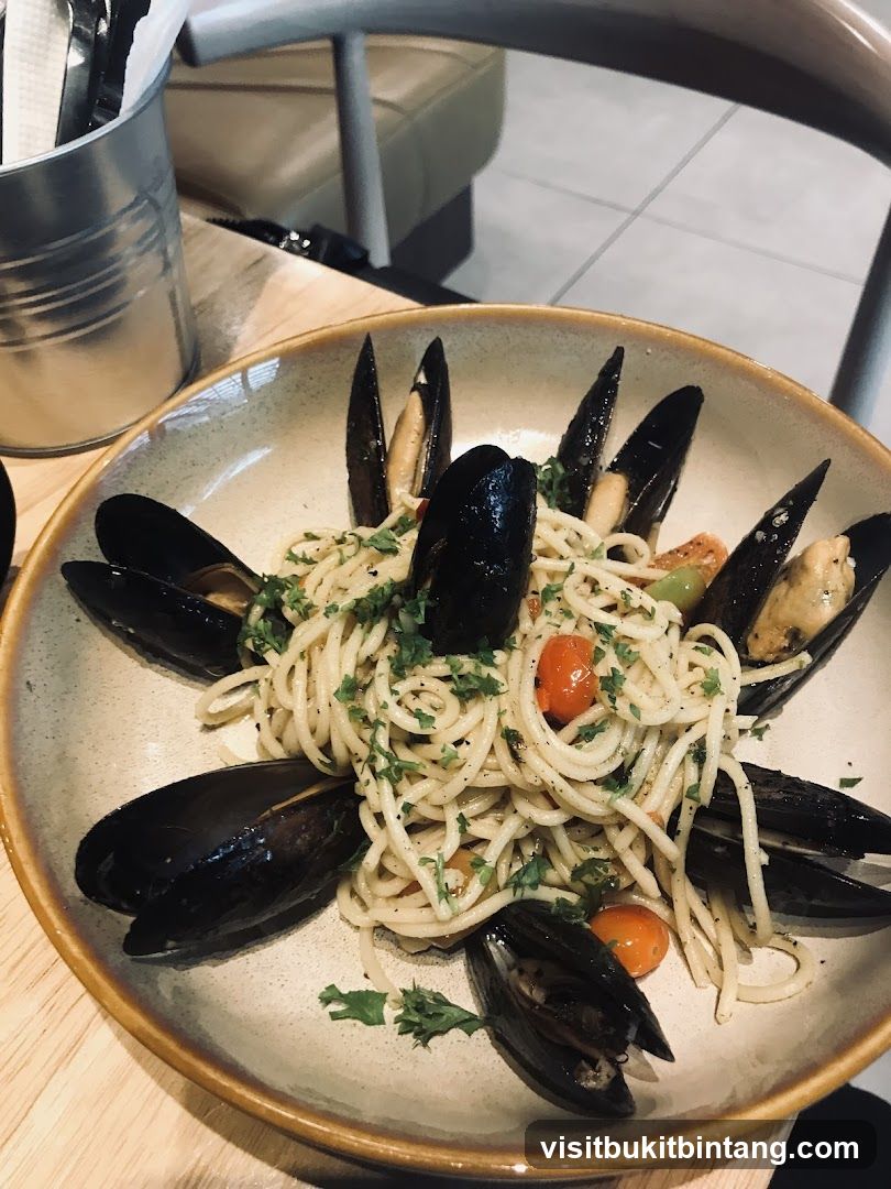 Spaghetti with Mussels