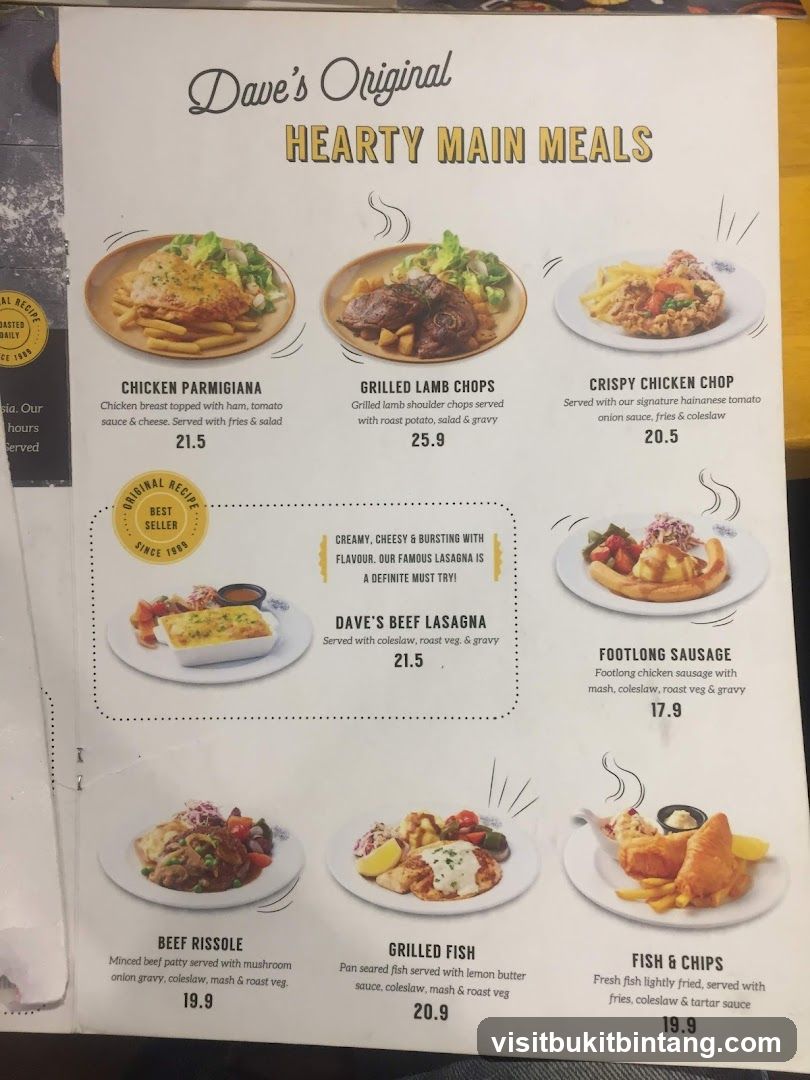 Dave's Original Hearty Main Meals