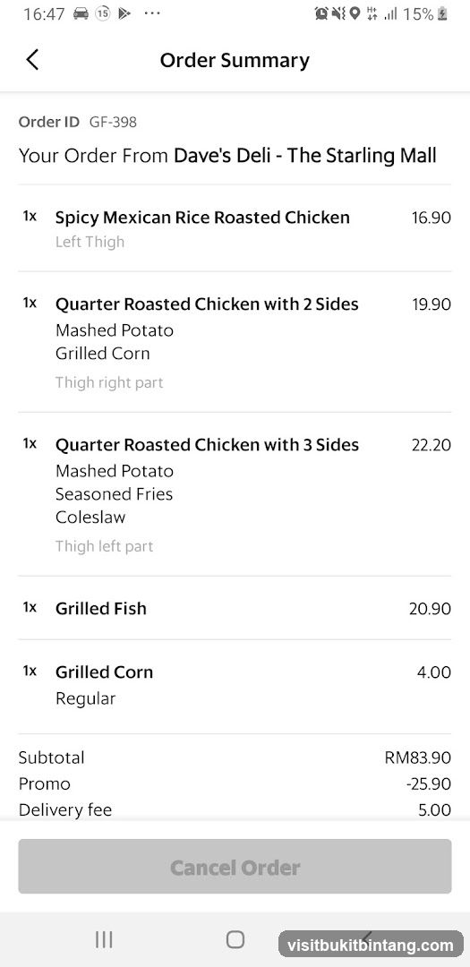 Order Summary