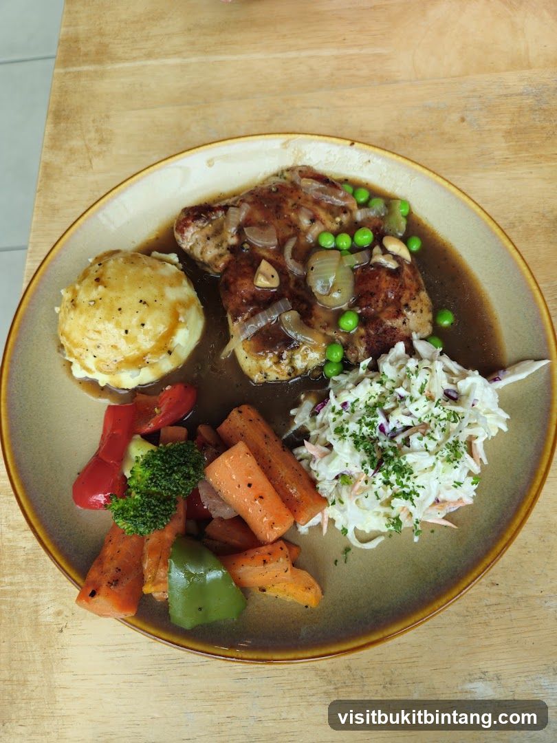 Chicken Chop with Sides