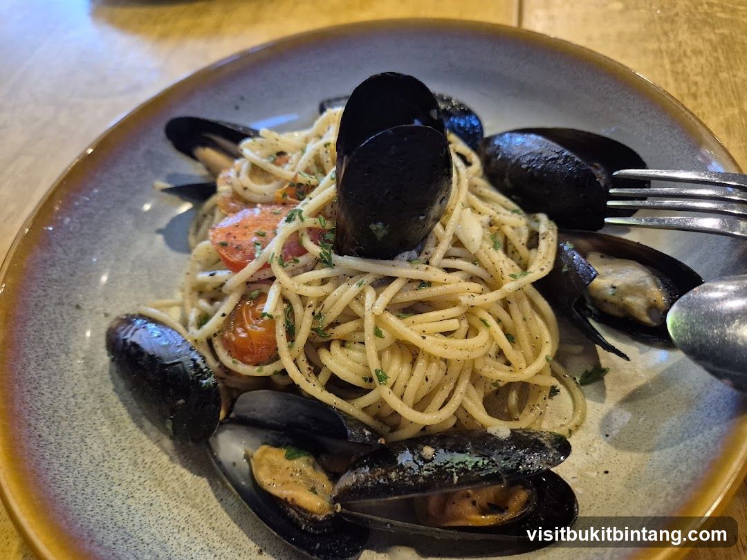 Spaghetti with Mussels