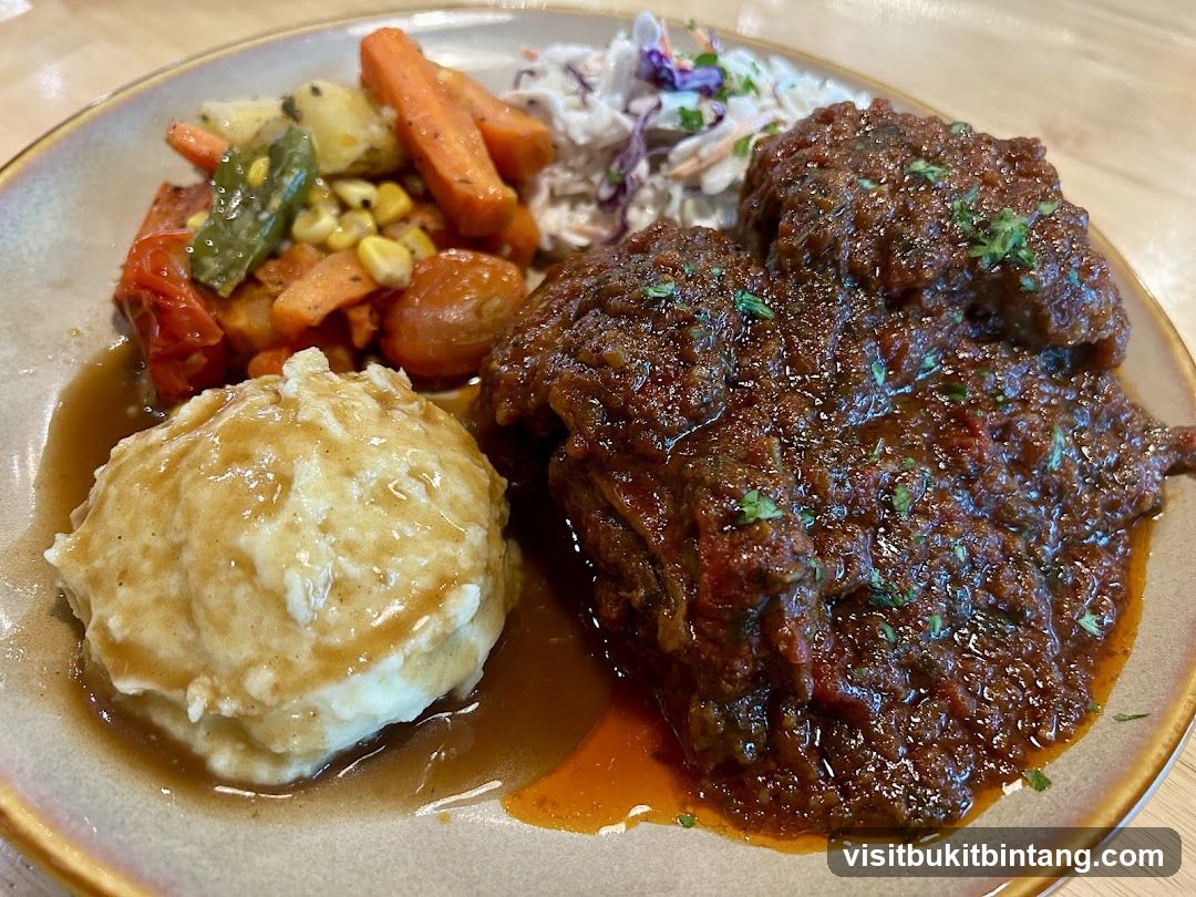 Braised Meat Dish with Sides