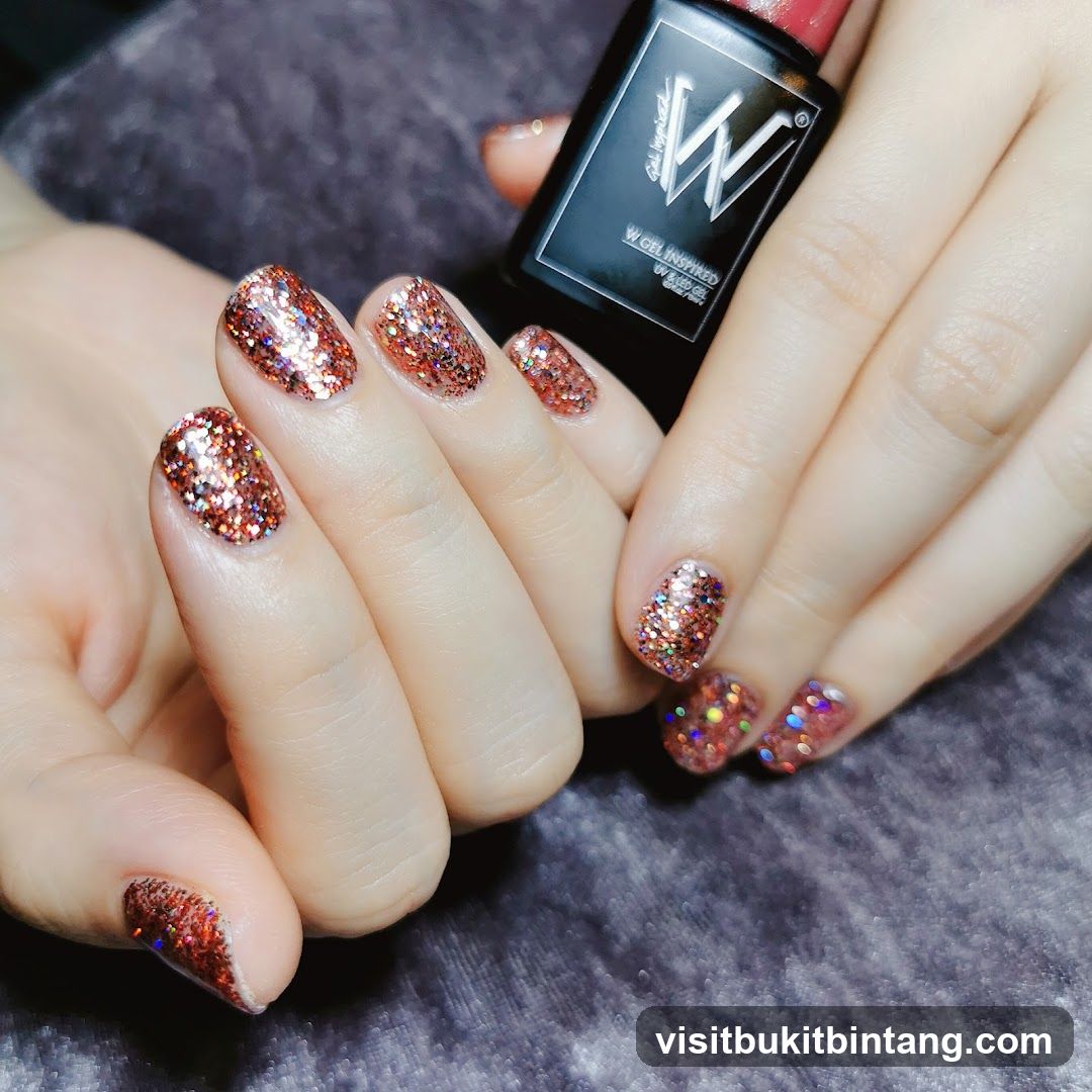 Glitter Nail Polish Bottle