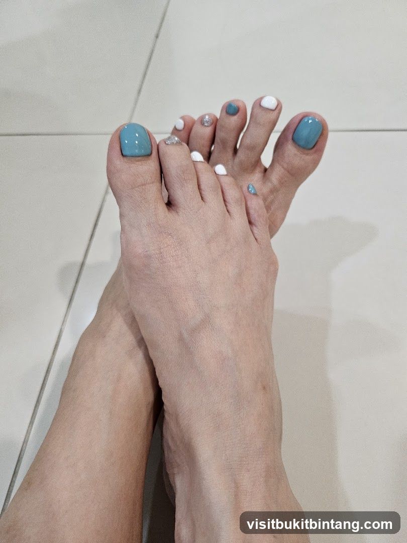 Pedicured Feet