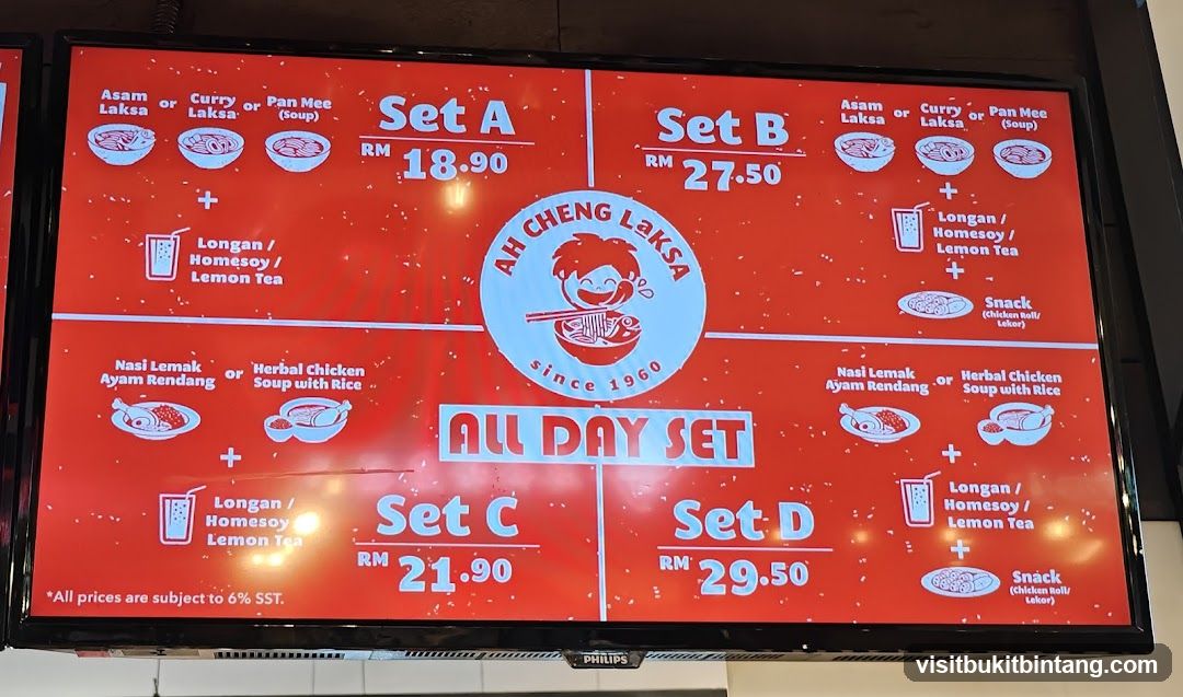 All Day Set Menu
