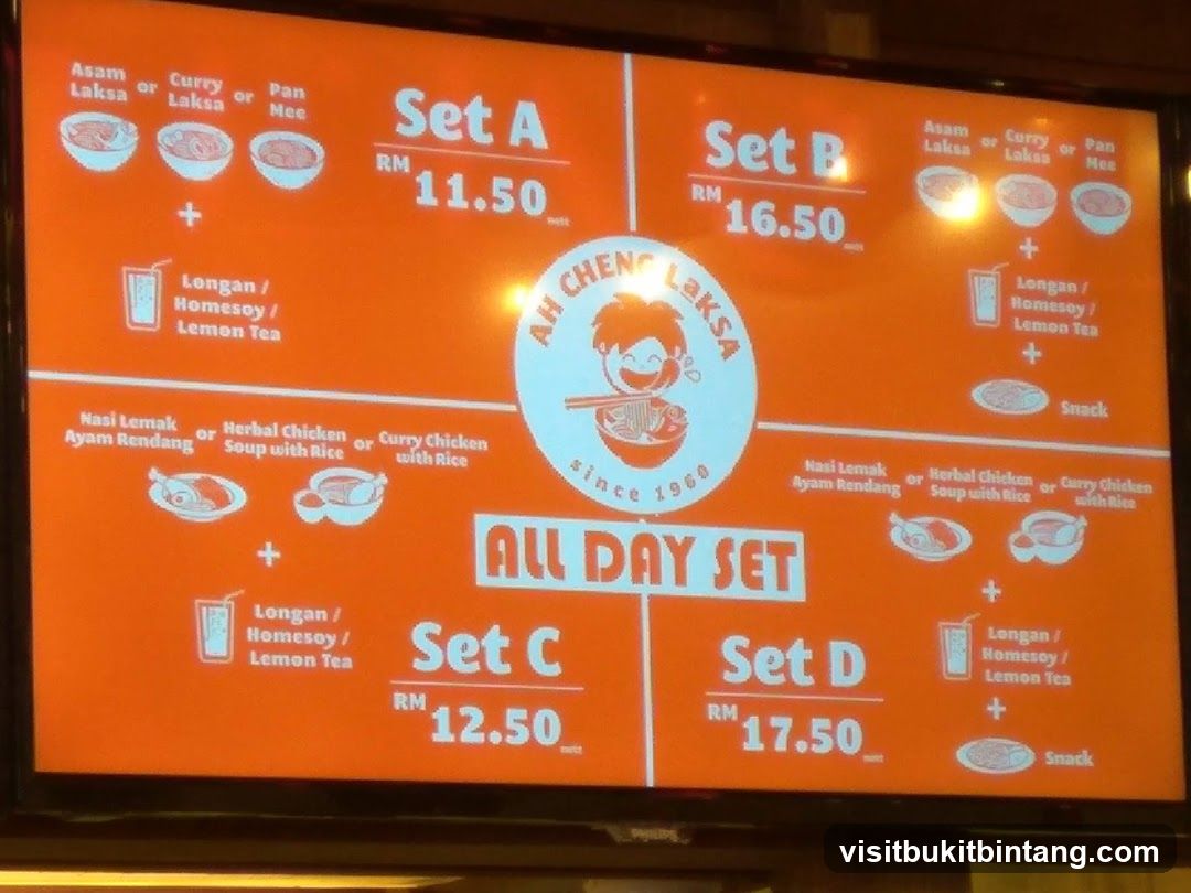 All Day Set Menu