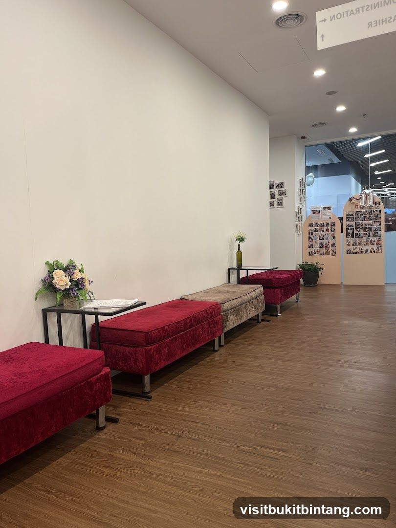 Waiting Area with Benches