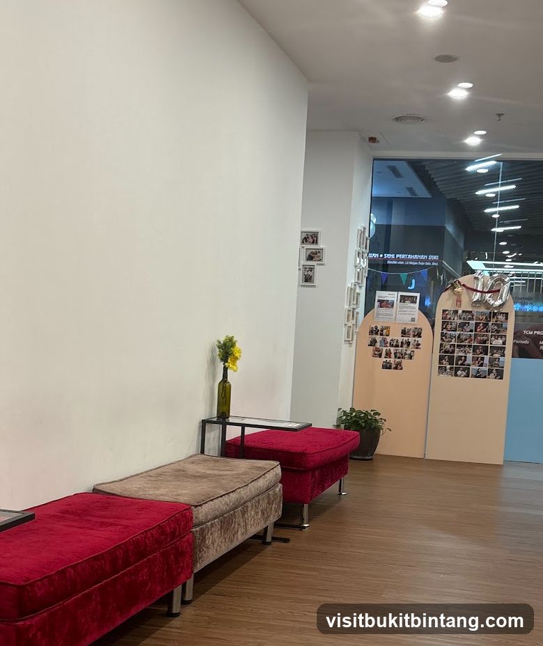 Waiting Area with Display Boards