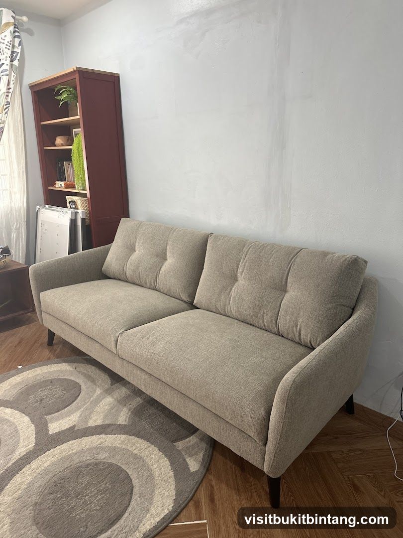 Sofa and Bookshelf
