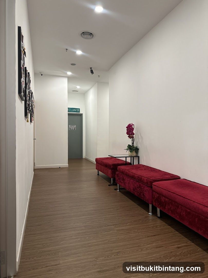 Hallway with Seating