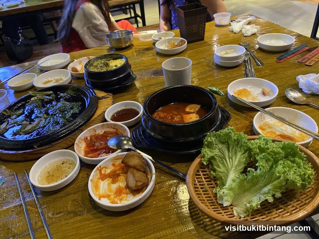 Korean Food Spread