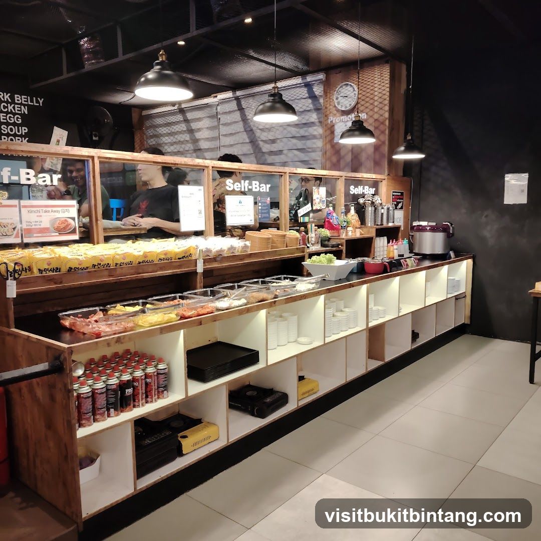 Self-Bar Food Display