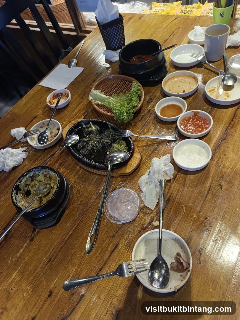 Messy Table After Meal