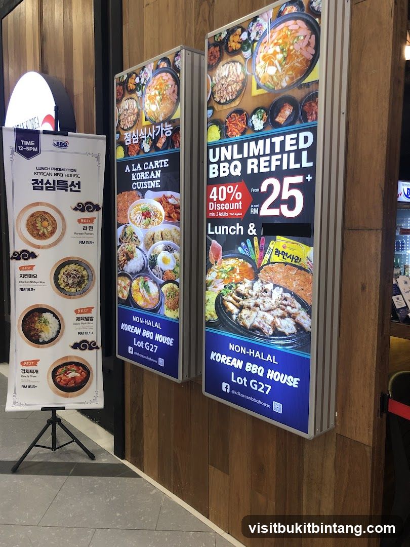 Korean BBQ House Promotions
