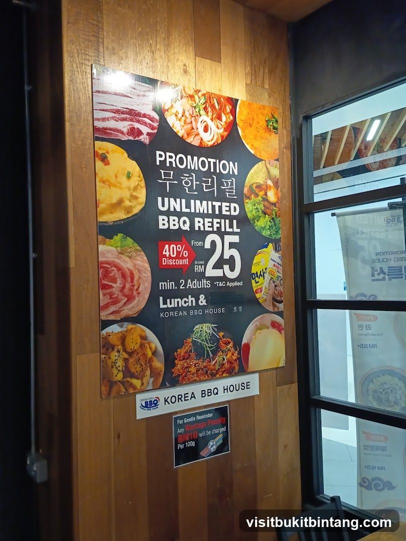 Korean BBQ House Promotion Poster