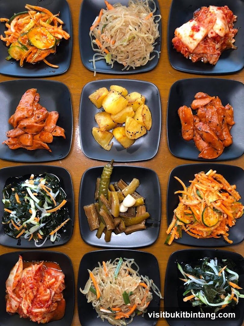 Assortment of Korean Side Dishes