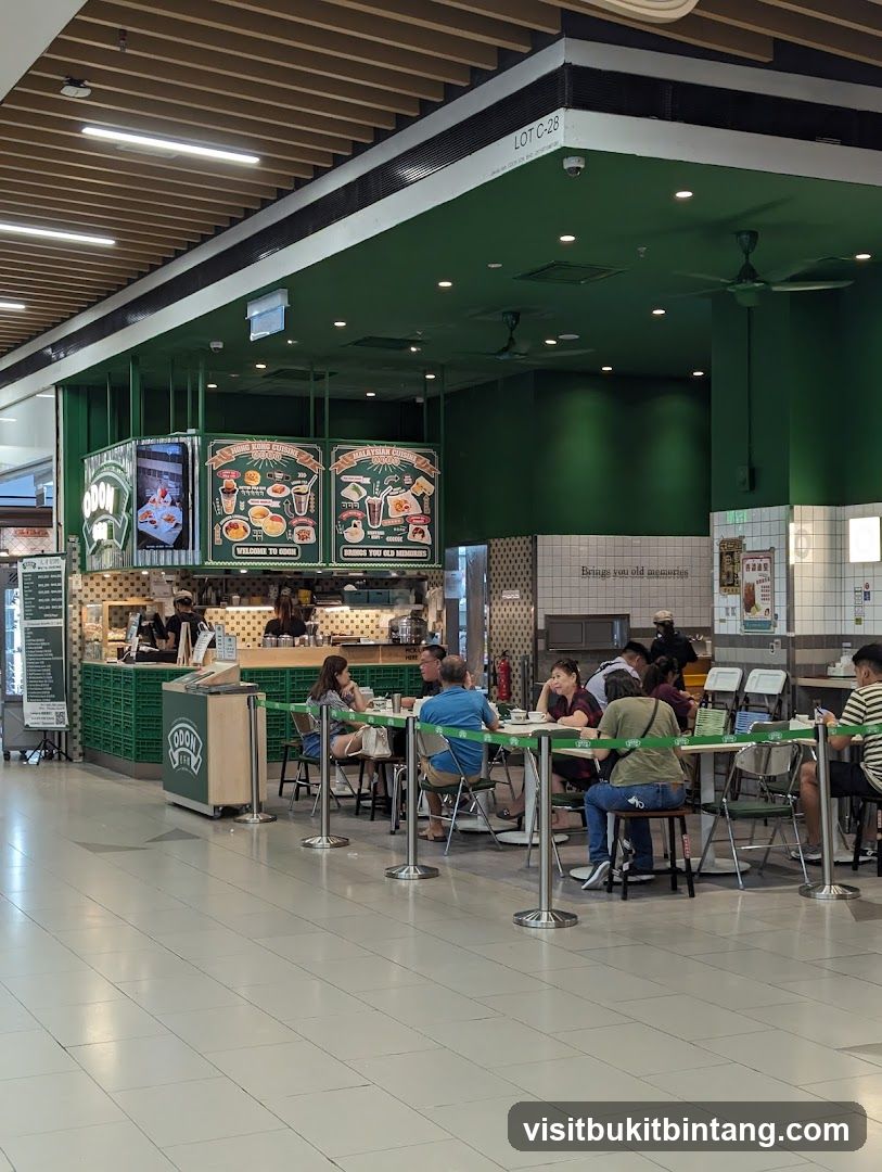 Restaurant Interior with Diners