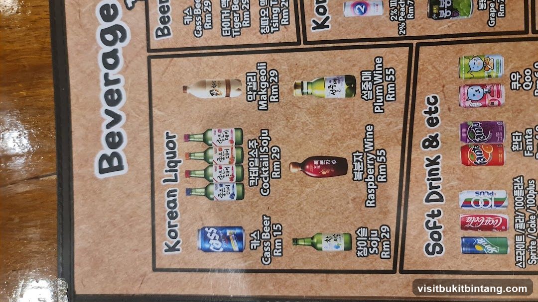 Beverage Menu
