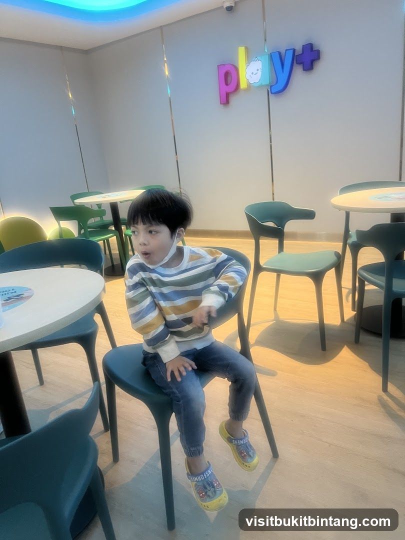 Child sitting at a table