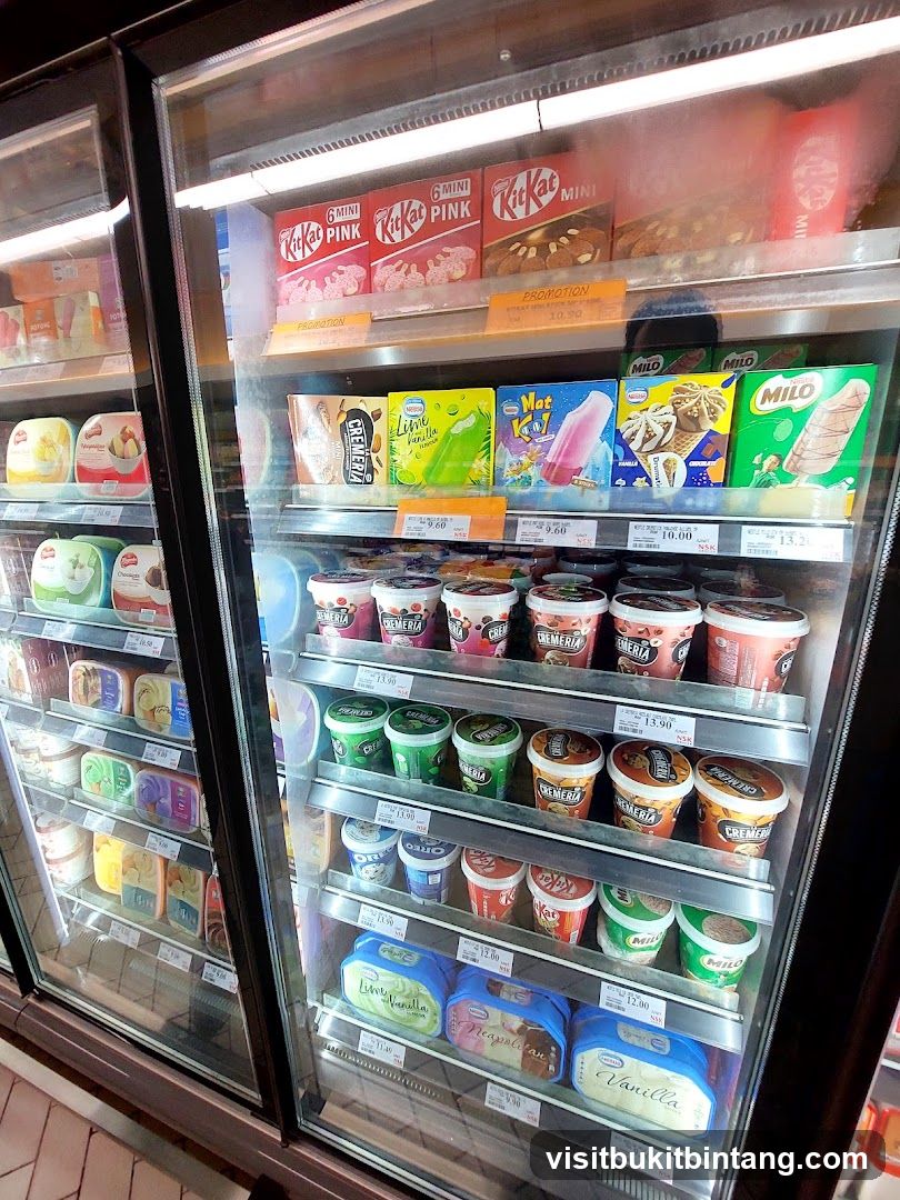 Ice Cream Freezer Display