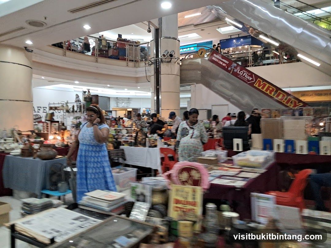 Indoor Market Stall with Various Items