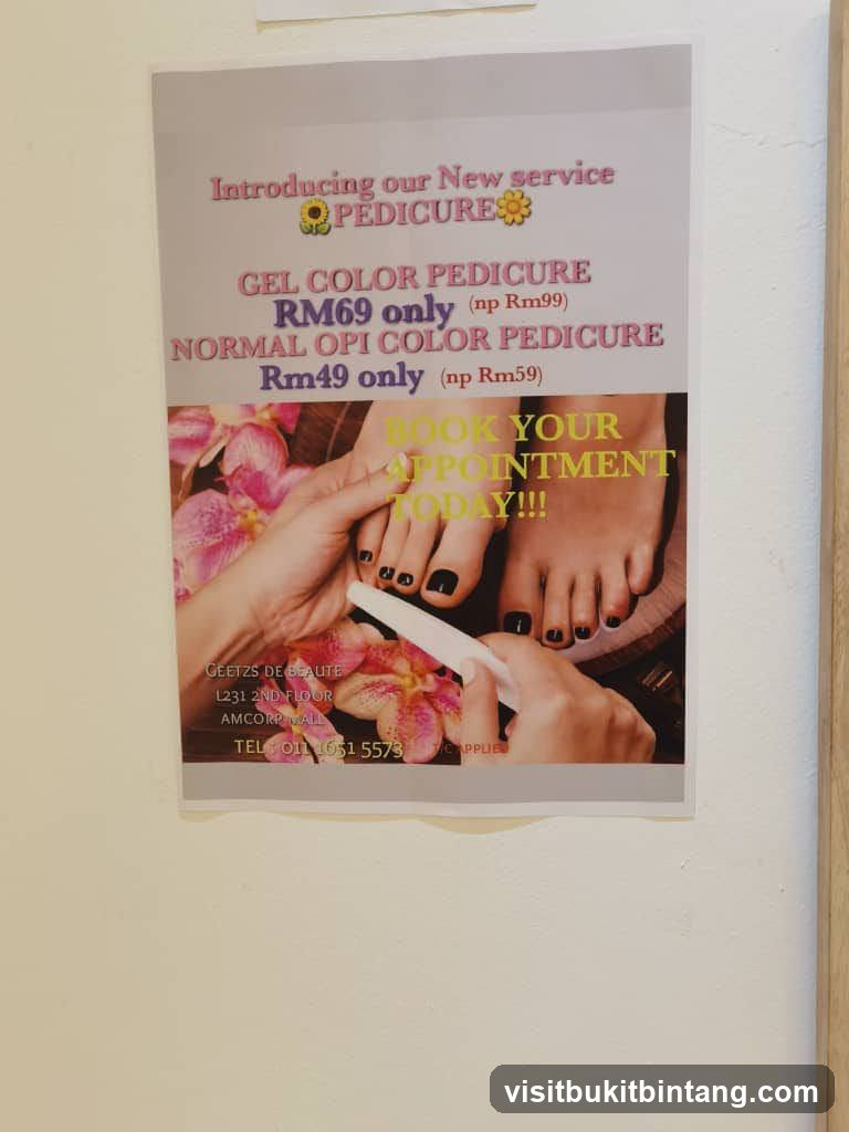 Pedicure Promotion