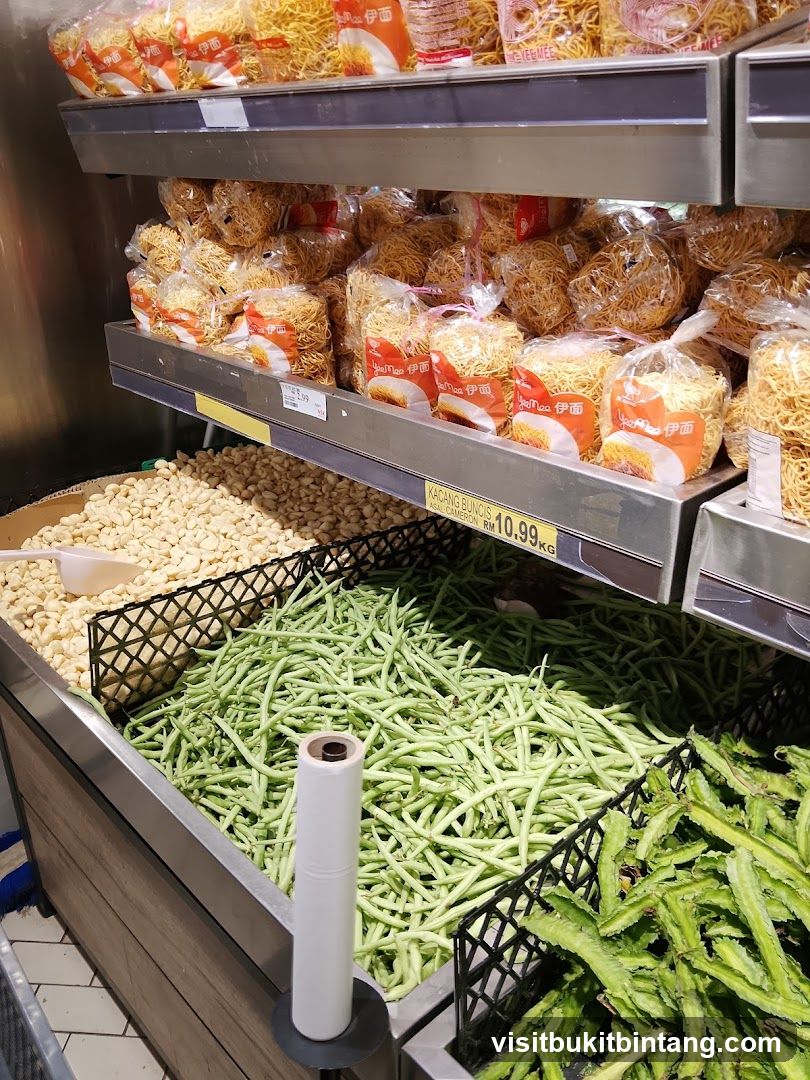 Produce and Packaged Noodles