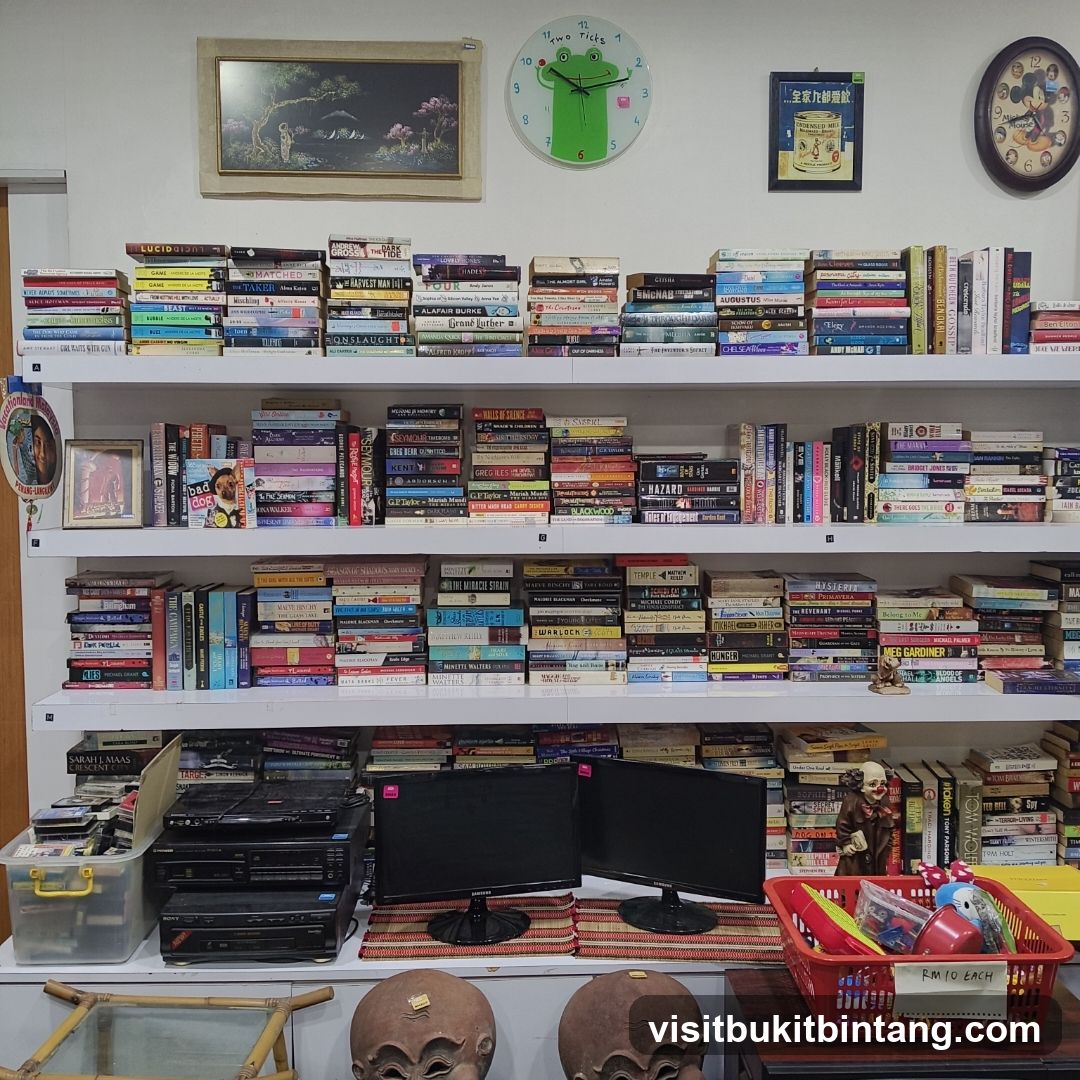 Books and Electronics Display