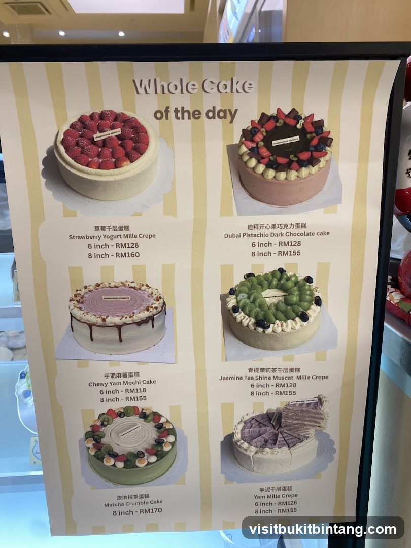 Whole Cake of the day