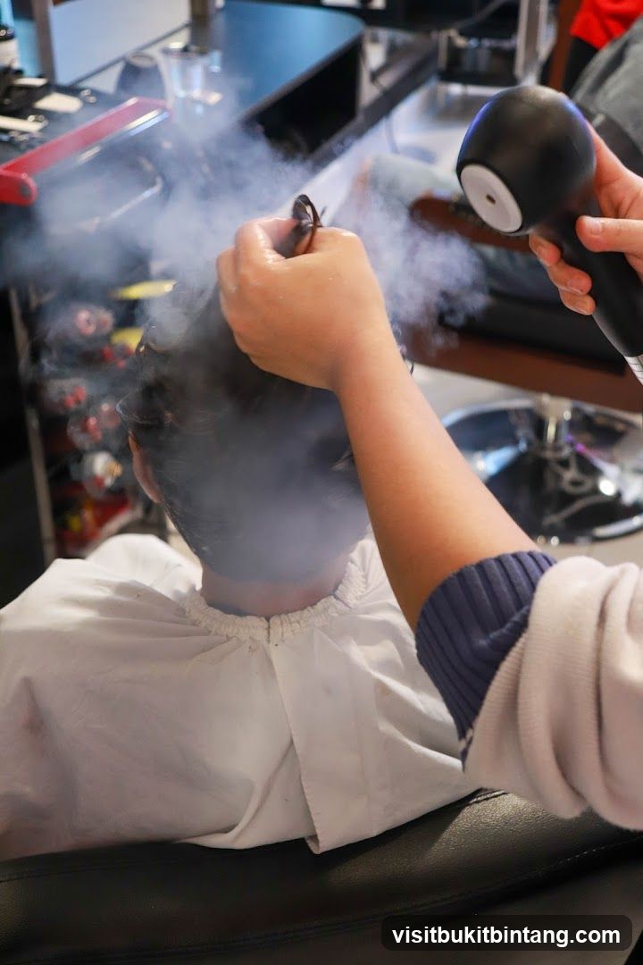 Hair Steaming Treatment