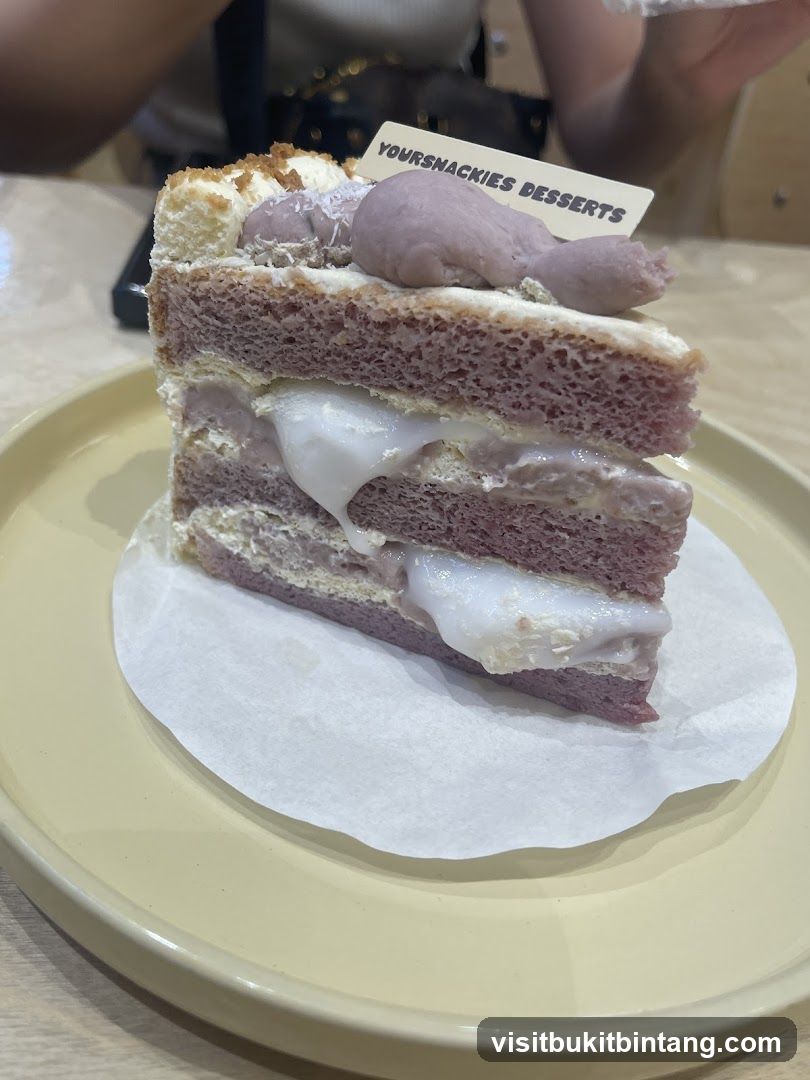 Taro Cake Slice