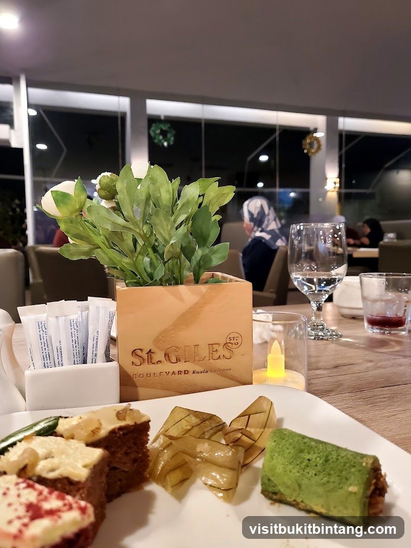 Dessert Platter at St. Giles Boulevard Kuala Lumpur