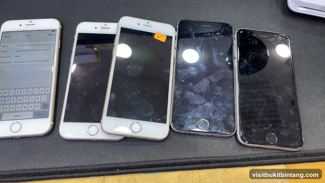 Five iPhones