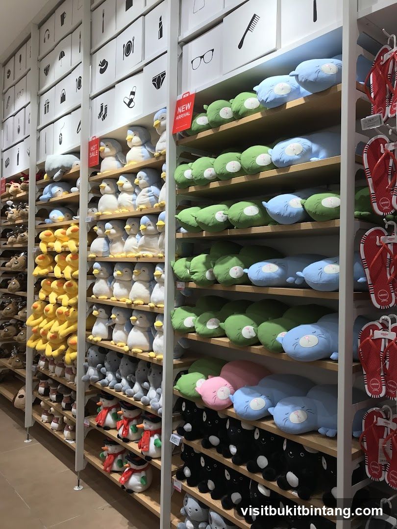 Plush Toys and Flip-Flops Display