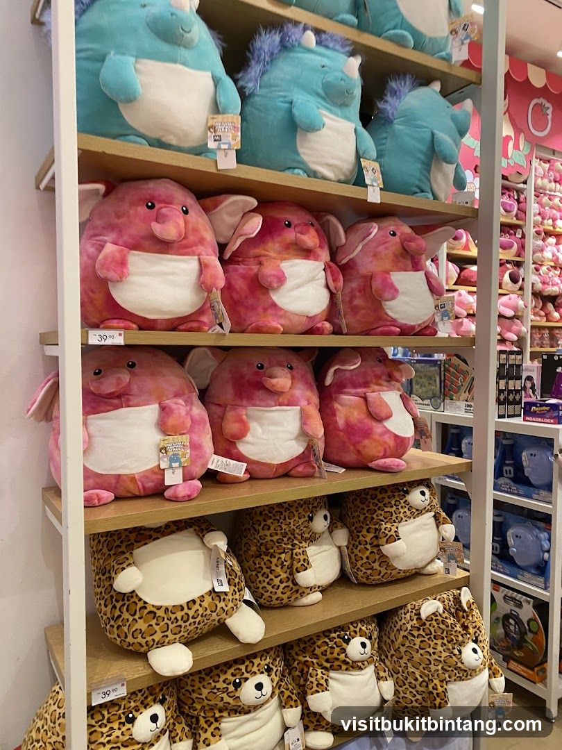 Plush Toys on Shelves