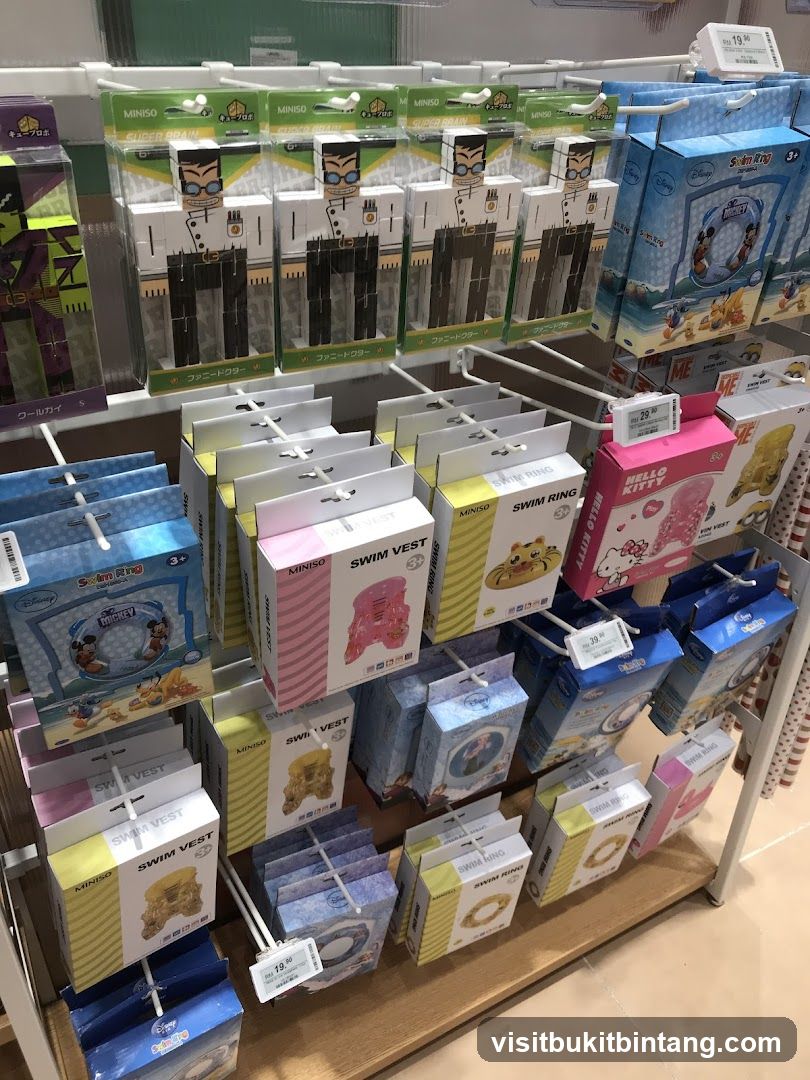 Store Display of Toys and Accessories