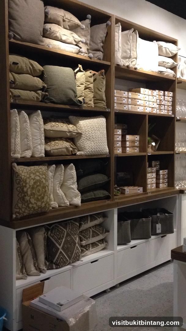 Pillows and Storage Bins