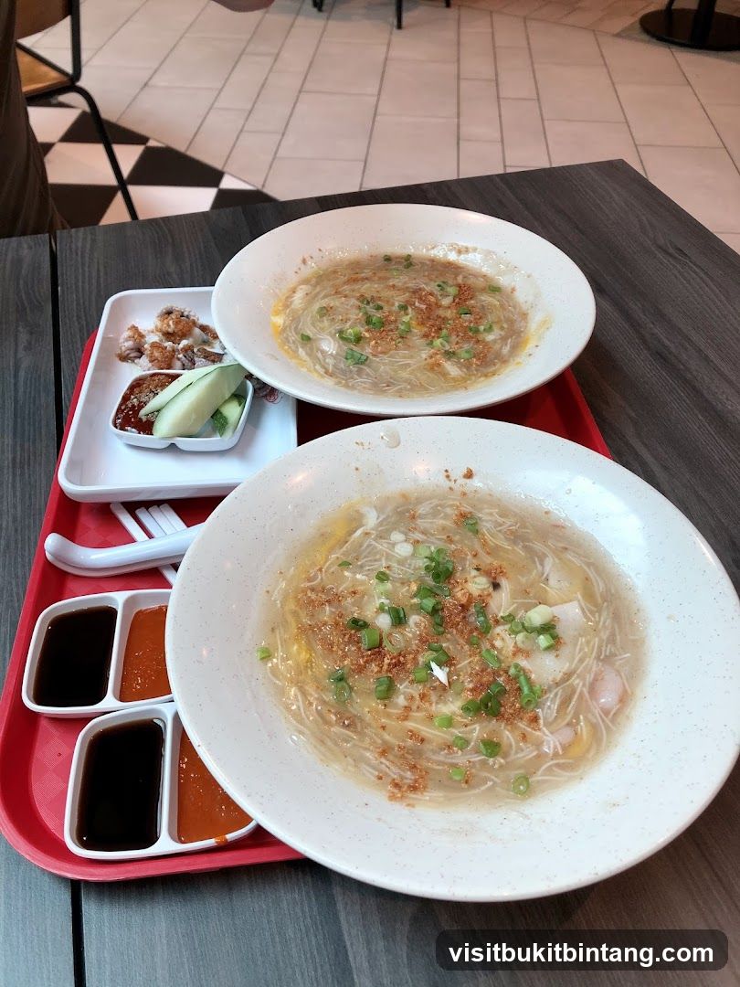 Noodle Soup and Appetizer