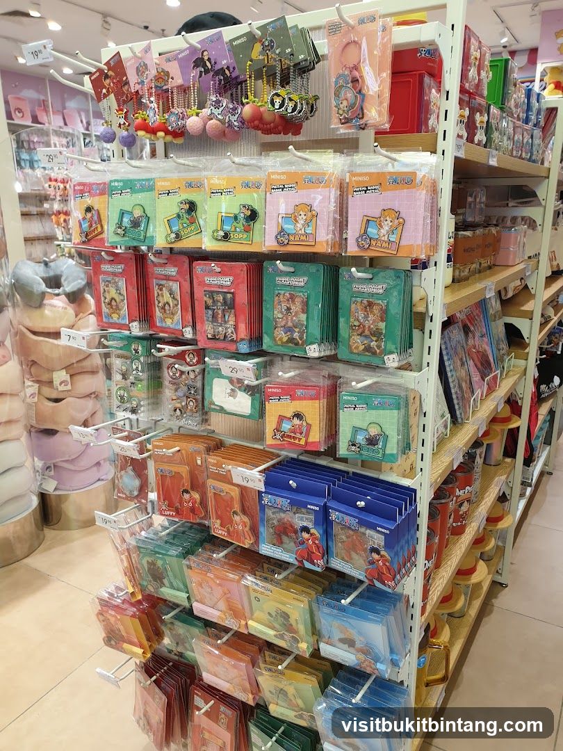 Anime Merchandise Display