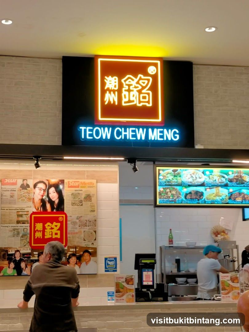 Restaurant Interior with Neon Signage