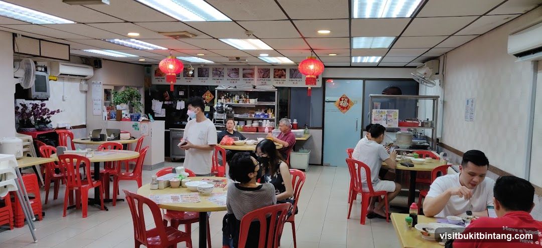 Restaurant Interior with Diners
