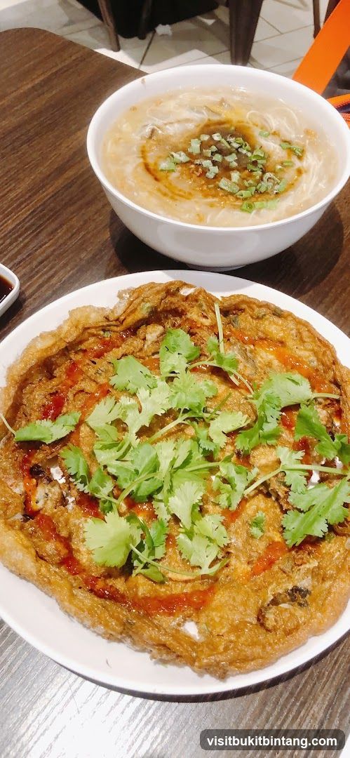 Oyster Omelet and Soup