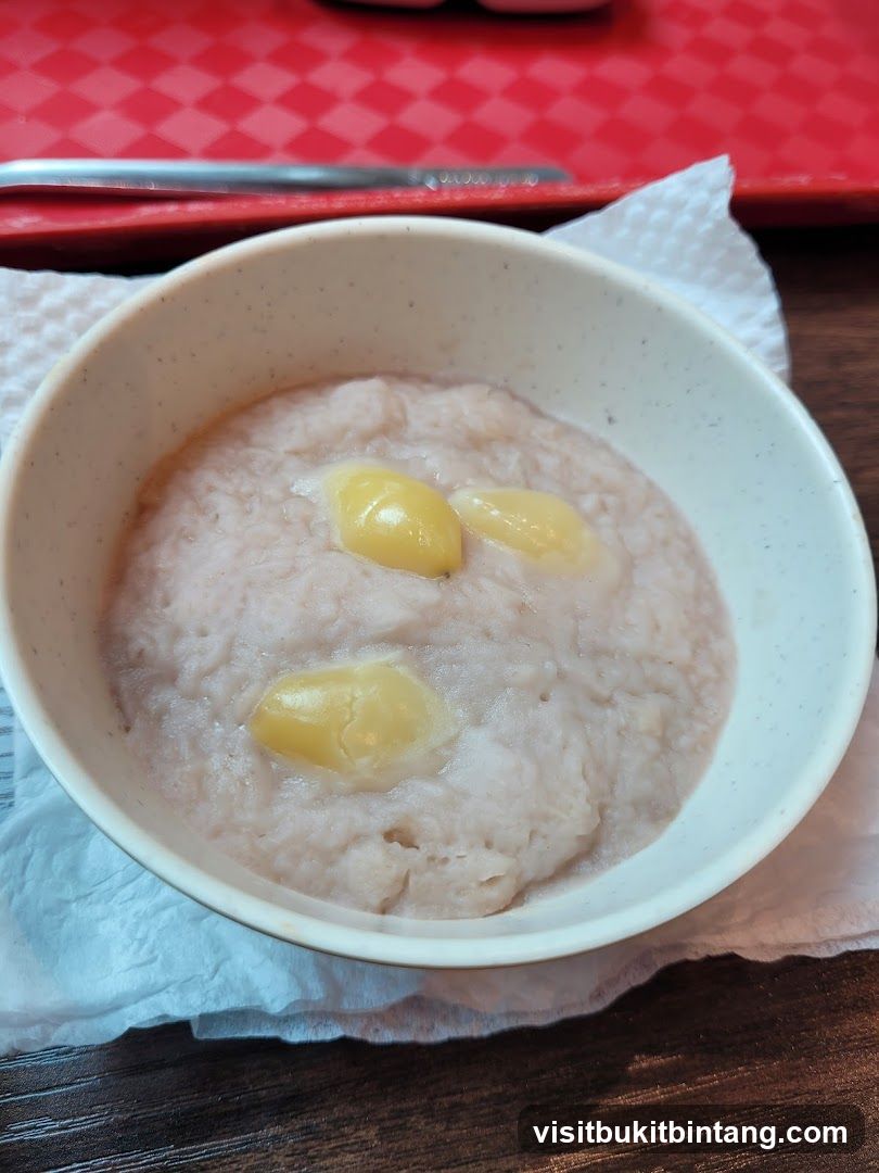 Porridge with toppings
