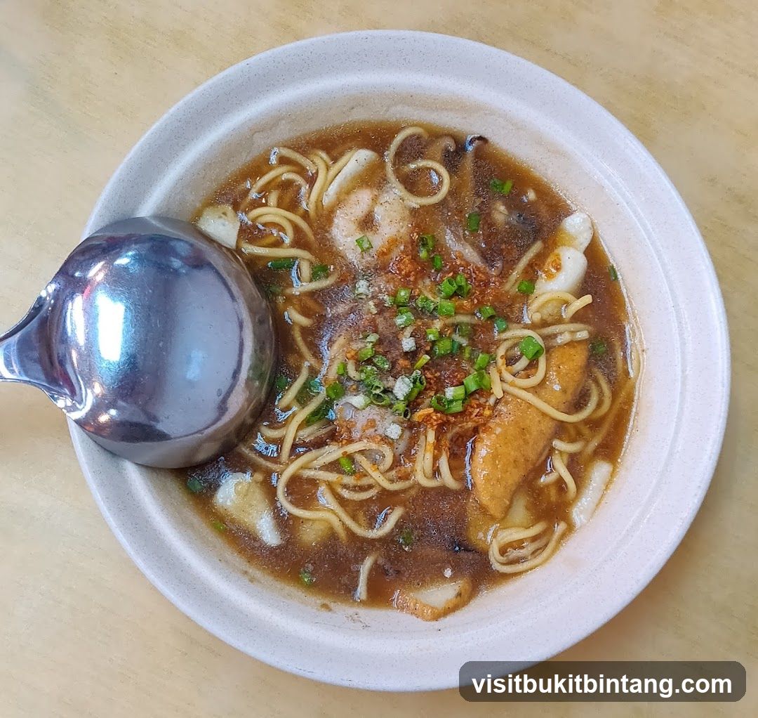 Noodle Soup with Seafood and Tofu