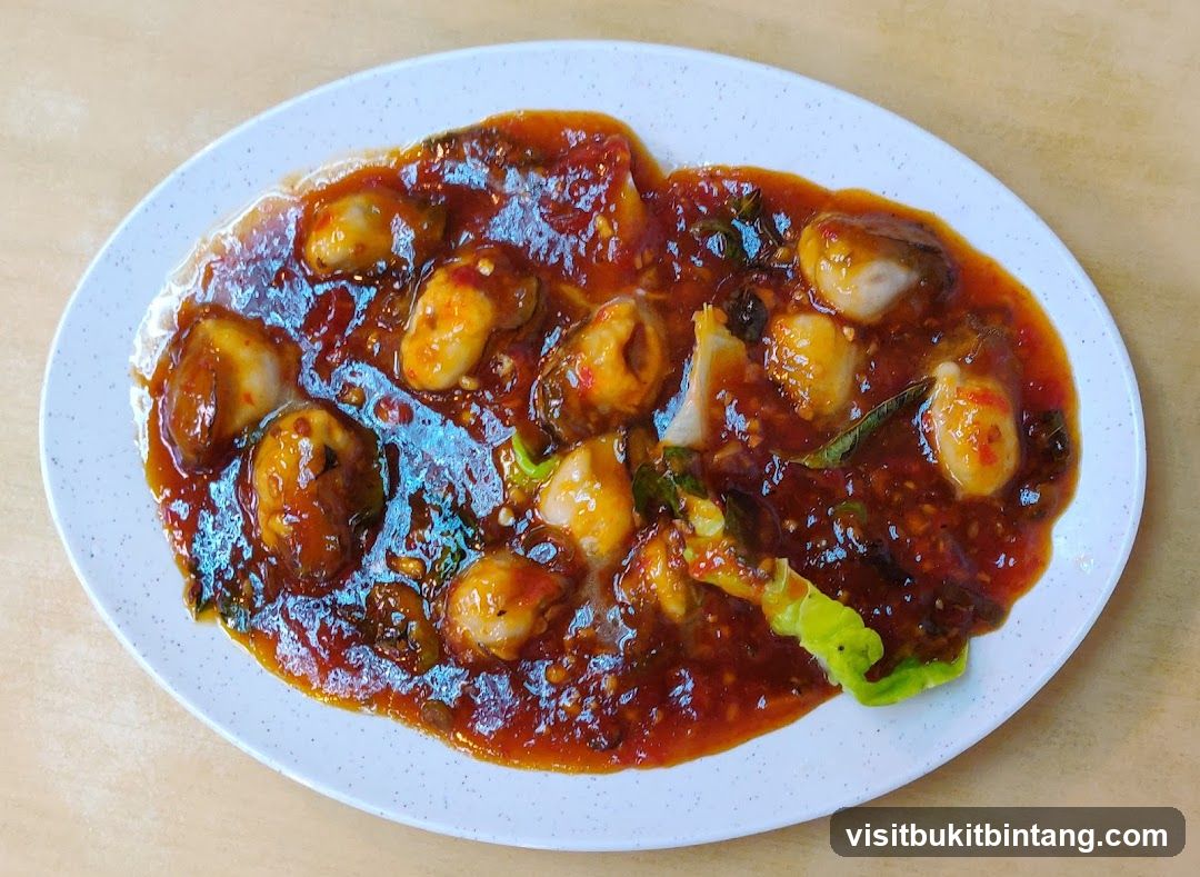 Oysters in Chili Sauce